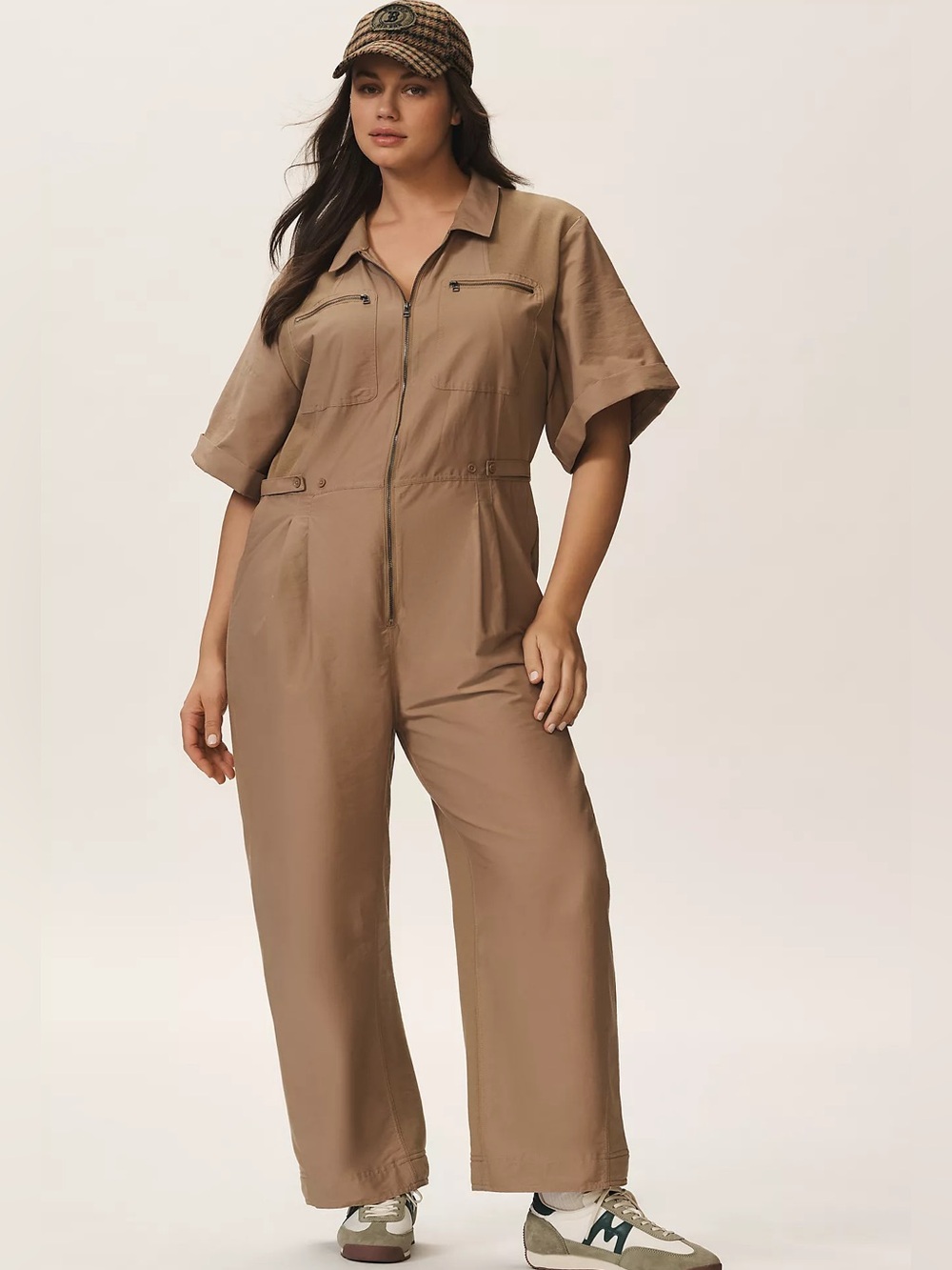 ANTHROPOLOGIE DAILY PRACTICE SHORT SLEEVE UTILITY JUMPSUIT 1X